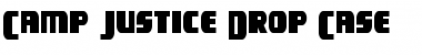 Download Camp Justice Drop Case Regular Font Title Preview