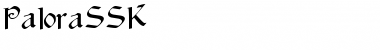 Download PaloraSSK Regular Font Title Preview