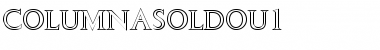 Download ColumnaSolDOu1 Regular Font Title Preview