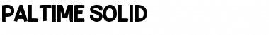 Download Paltime Solid Font Title Preview