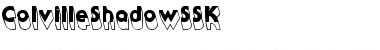 Download ColvilleShadowSSK Regular Font Title Preview