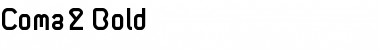 Download Coma2 Bold Font Title Preview