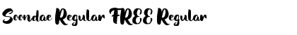 Download Soondae Regular FREE Regular Font