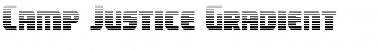 Download Camp Justice Gradient Regular Font Title Preview