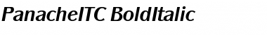 Download PanacheITC Bold Italic Font