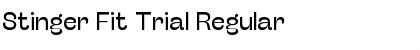 Download Stinger Fit Trial Regular Font