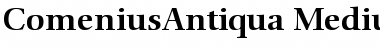 Download ComeniusAntiqua Medium Font Title Preview