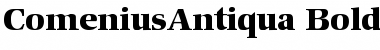 Download ComeniusAntiqua Bold Font Title Preview