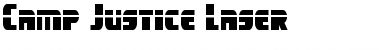 Download Camp Justice Laser Regular Font Title Preview