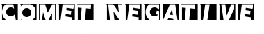 Download Comet Negative Font Title Preview
