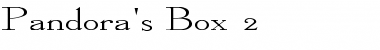 Download Pandora's Box 2 Regular Font