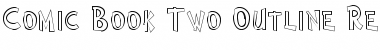 Download Comic Book Two Outline Regular Font Title Preview