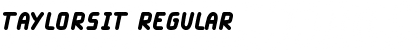 Download Taylorsit Regular Font Title Preview