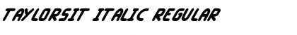 Download Taylorsit Italic Regular Font Title Preview