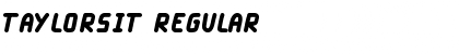 Download Taylorsit Regular Font Title Preview