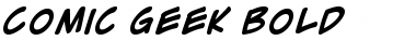 Download Comic Geek Bold Font Title Preview