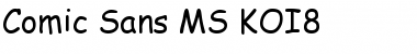 Download Comic Sans MS KOI8 Regular Font Title Preview
