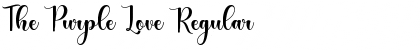 Download The Purple Love Regular Font Title Preview