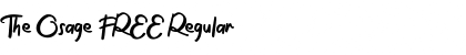Download The Osage FREE Regular Font Title Preview
