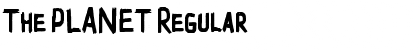 Download The PLANET Regular Font Title Preview