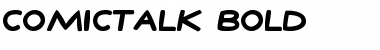 Download ComicTalk-Bold Bold Font Title Preview