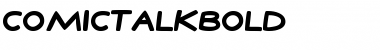 Download ComicTalkBold Regular Font Title Preview