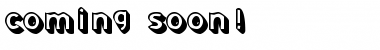 Download Coming Soon! Regular Font Title Preview