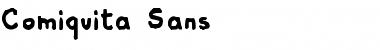 Download Comiquita Sans Medium Font Title Preview