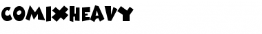 Download ComixHeavy Regular Font Title Preview