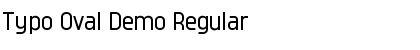 Download Typo Oval Demo Regular Font Title Preview
