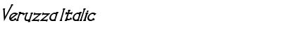 Download Veruzza Italic Font Title Preview