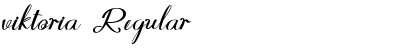Download viktoria Regular Font Title Preview