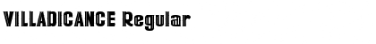 Download VILLADICANCE Regular Font Title Preview