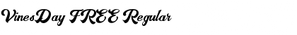 Download VinesDay FREE Regular Font Title Preview