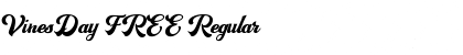 Download VinesDay FREE Regular Font Title Preview