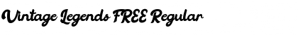 Download Vintage Legends FREE Regular Font Title Preview