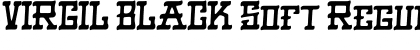 Download VIRGIL BLACK Soft Regular Font Title Preview
