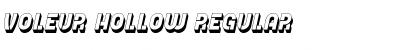 Download Voleur Hollow Regular Font Title Preview