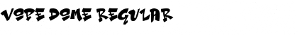 Download Vope Dome Regular Font Title Preview