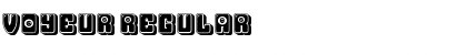 Download Voyeur Regular Font Title Preview