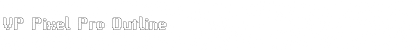 Download VP Pixel Pro Outline Font Title Preview
