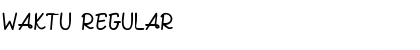 Download WAKTU Regular Font Title Preview