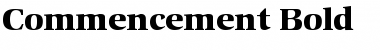 Download Commencement Bold Font Title Preview