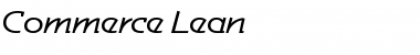 Download CommerceLean Regular Font Title Preview