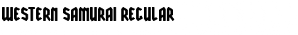 Download Western Samurai Regular Font Title Preview