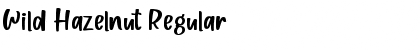 Download Wild Hazelnut Regular Font Title Preview