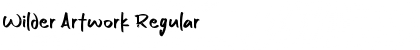 Download Wilder Artwork Regular Font Title Preview