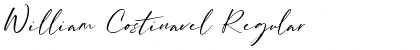 Download William Costinavel Regular Font Title Preview