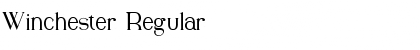 Download Winchester Regular Font Title Preview