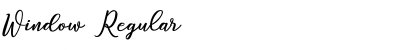Download Window Regular Font Title Preview